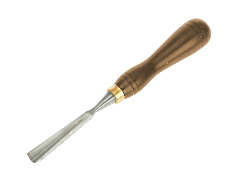 Faithfull Cincel Recto en V para Tallar Madera 12,7 mm (1/2 pulgada)