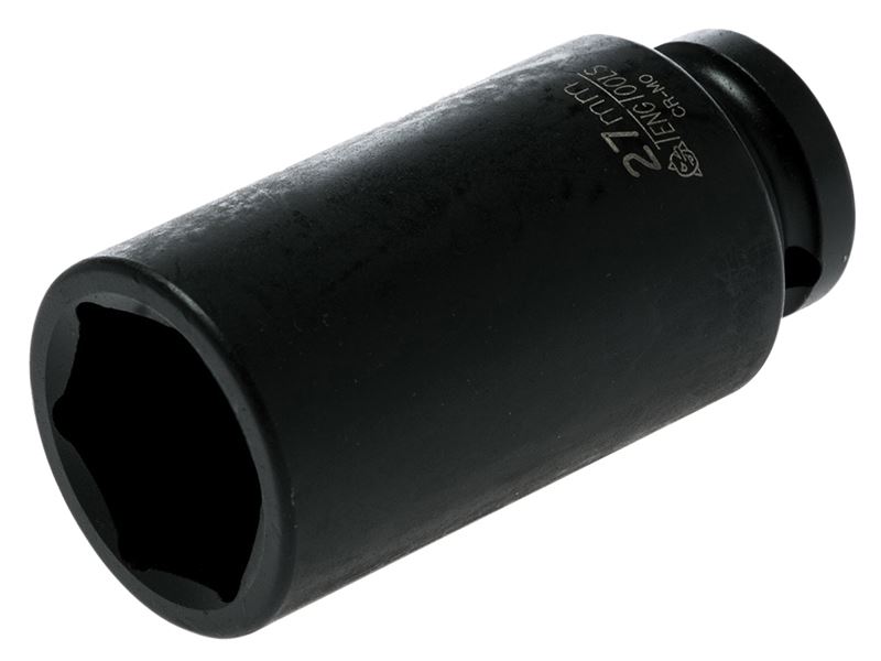 Teng 27mm 1/2in Drive Deep Impact Socket, Hexagon 6-Point