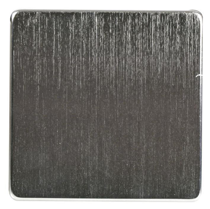 CRABTREE Placa de Ocultação 1 Gang, Cromo Satinado