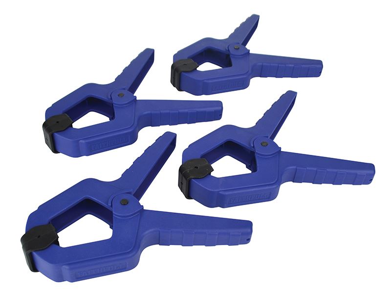 Faithfull Federzwinge 75mm (3 Zoll) (4er Pack)