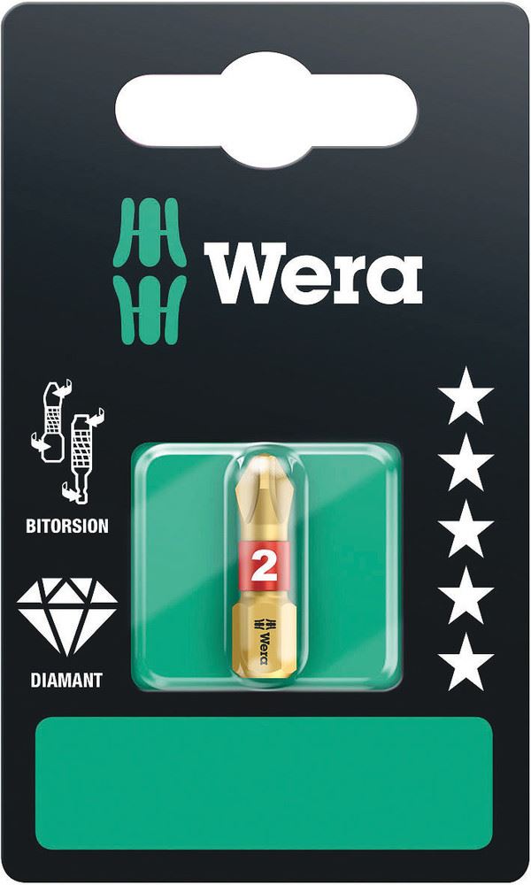 Wera 851/1 BDC SB Phillips PH 1 Bit, 25mm