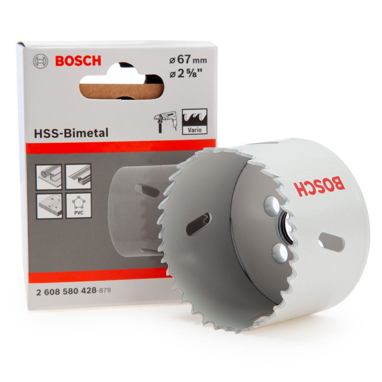 Bosch HSS-Bimetaal Gatenzaag 67mm (2 5/8 inch)