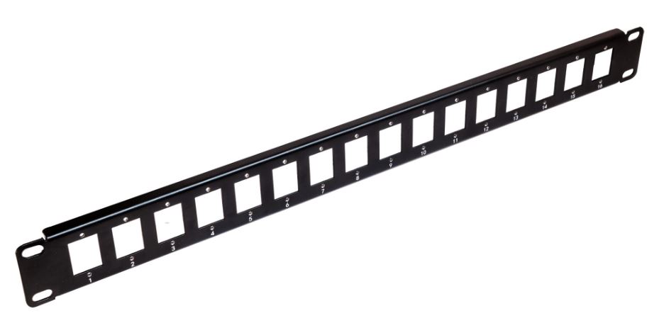 TUK Patch Panel 16 Port Rackmount, 19 Zoll
