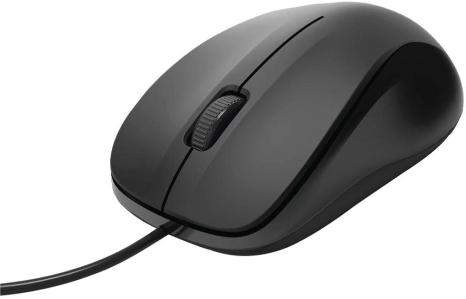 HAMA MC-300 Optical 3-Button Mouse, Black, 1200 dpi