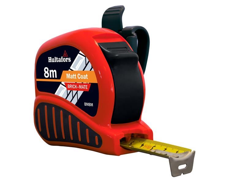 Hultafors BM8M Baksteen- & Blokmeter 8m x 25mm (Métriek)
