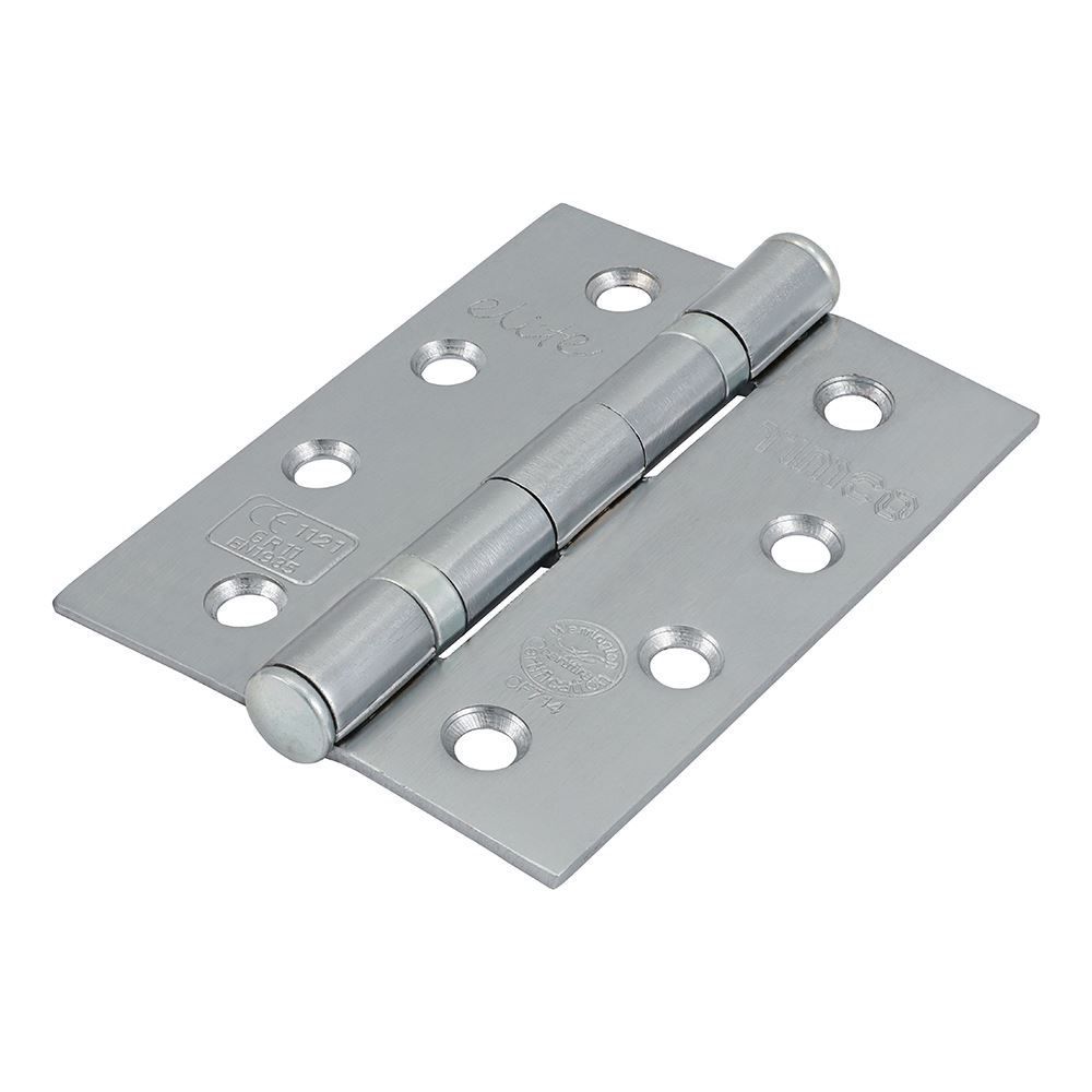Timco 11級彈子軸承防火門鉸 - 啞面鉻 (尺寸101 x 76 - 2件)