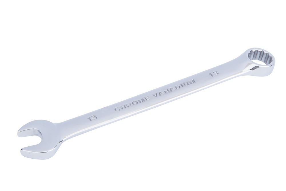 Blue Spot 13mm Chrome Vanadium Spanner, Polished Finish