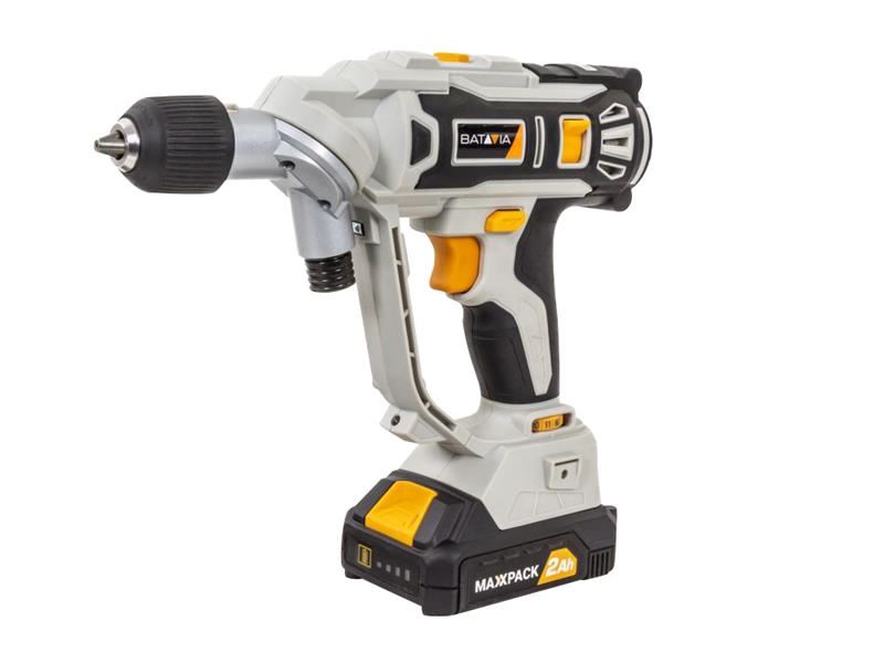 Batavia MAXXPACK 18V Twin Drill & Screwdriver with 2.0Ah Battery
