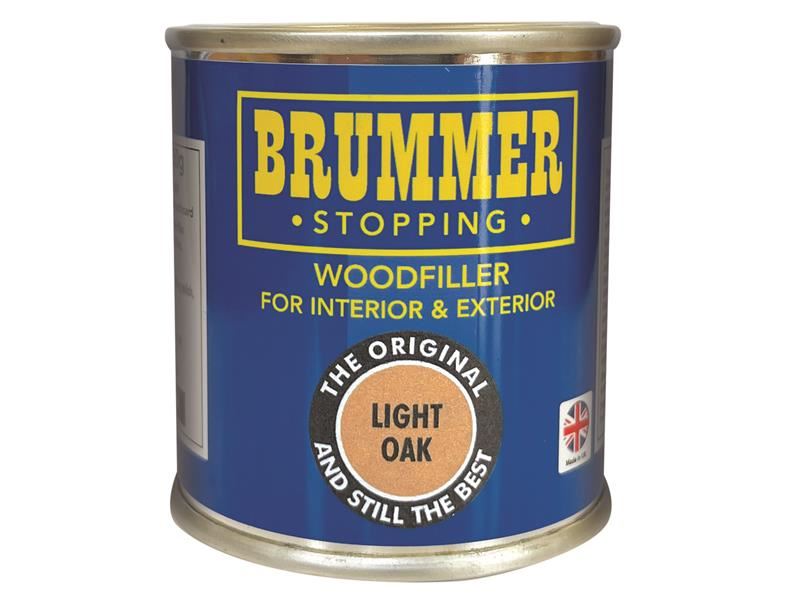 Brummer Wood Filler - Light Oak, 700g