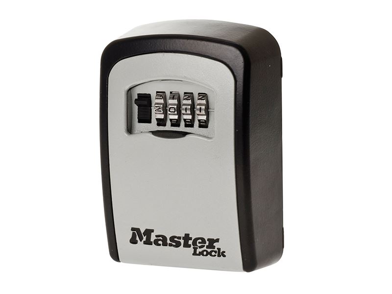 Master Lock 5401 Coffre à clés à combinaison réglable, Gris - 3 clés