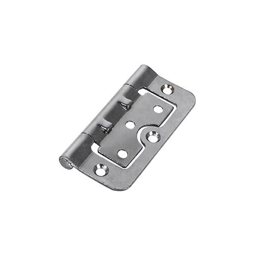 Timco Fixed Pin Hurlinge, 75 x 55mm, Polished Chrome