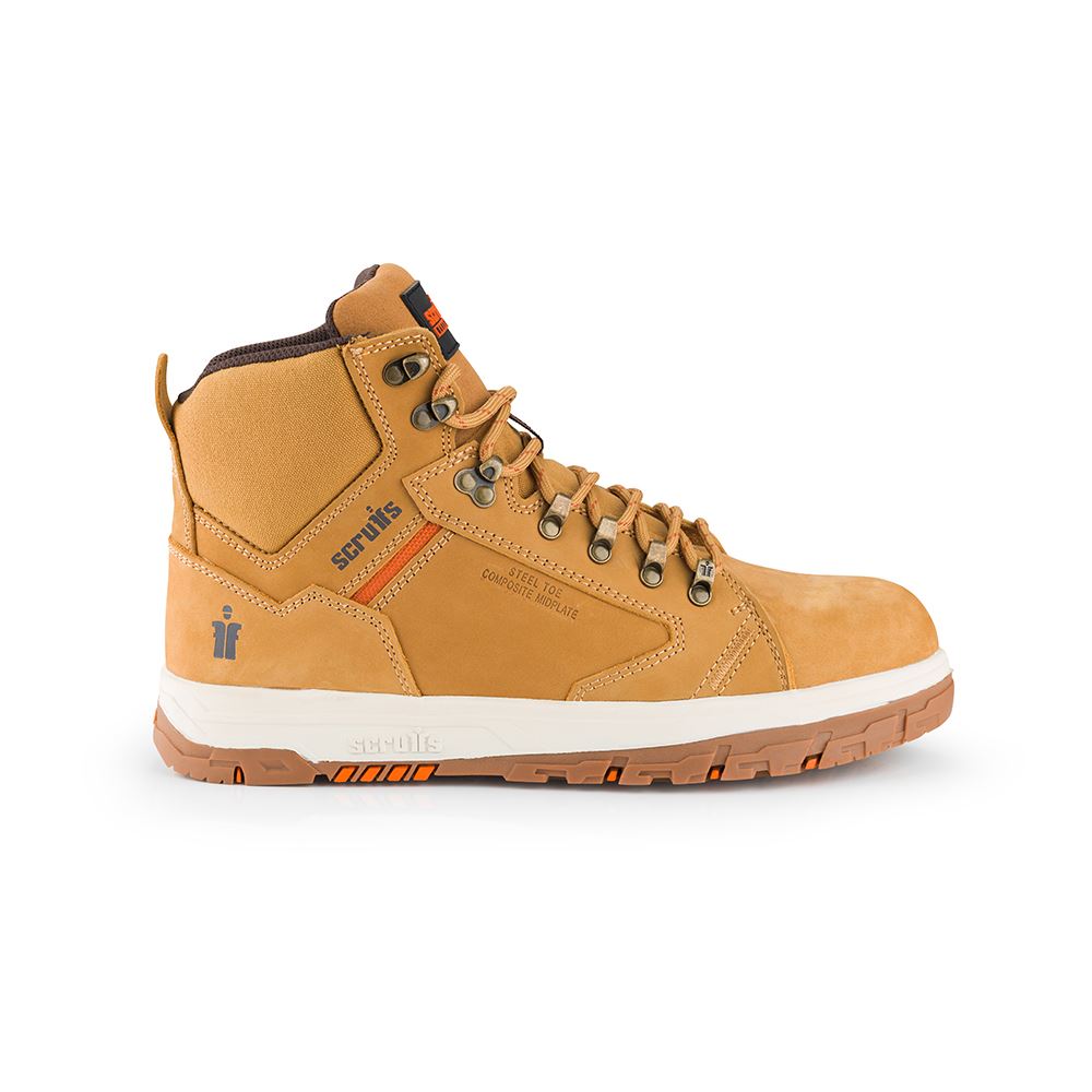 Scruffs Botas de Seguridad Nevis, Color Beige, Talla 8/42 (EU 42)