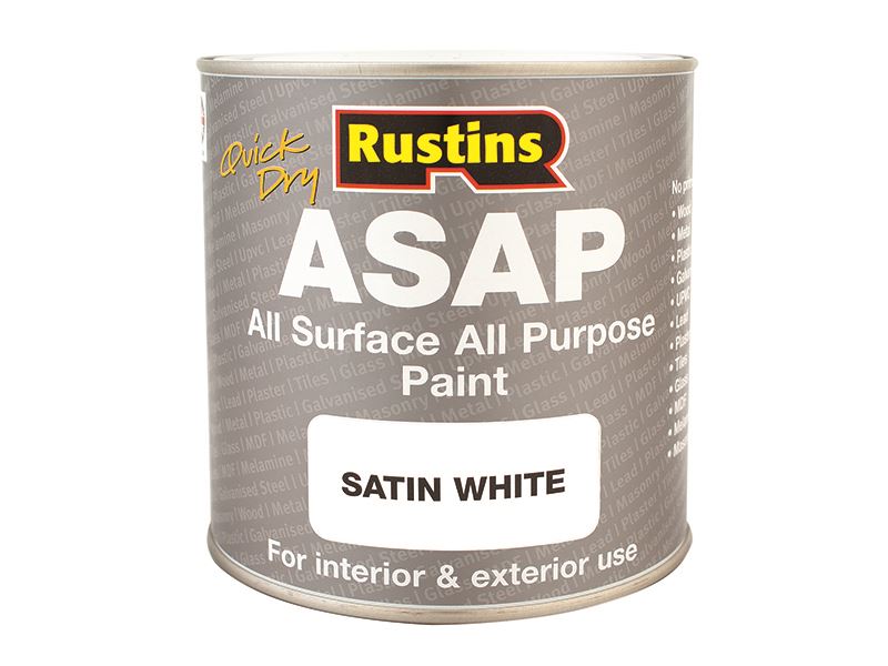 Rustins ASAP Allesoberflächenfarbe Weiß 1 Liter