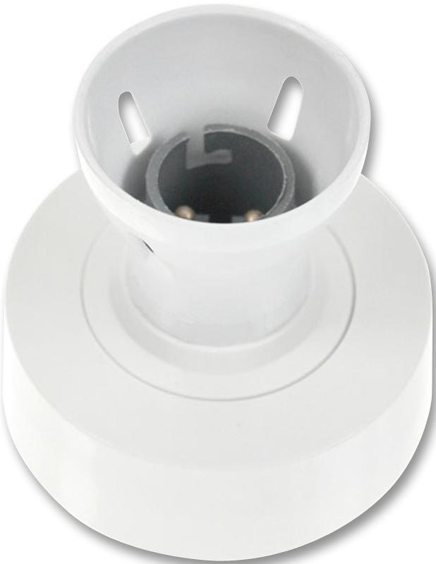 CLICK Loop-In Lamp Batten Holder with Home Office Skirt, White