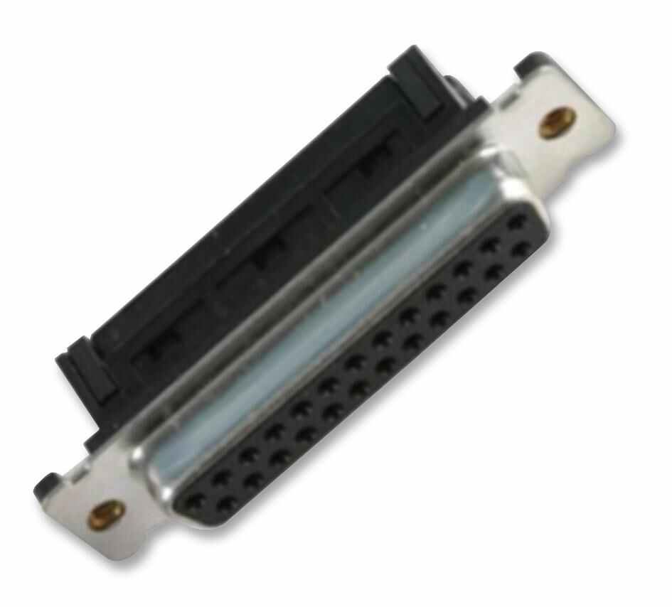 Multicomp Pro 25-Pin IDC D-Sub Socket, Gold-Plated Contacts