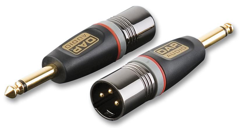 XCALIBER 3ピンXLR - 6.35mmモノジャック オス 変換アダプター