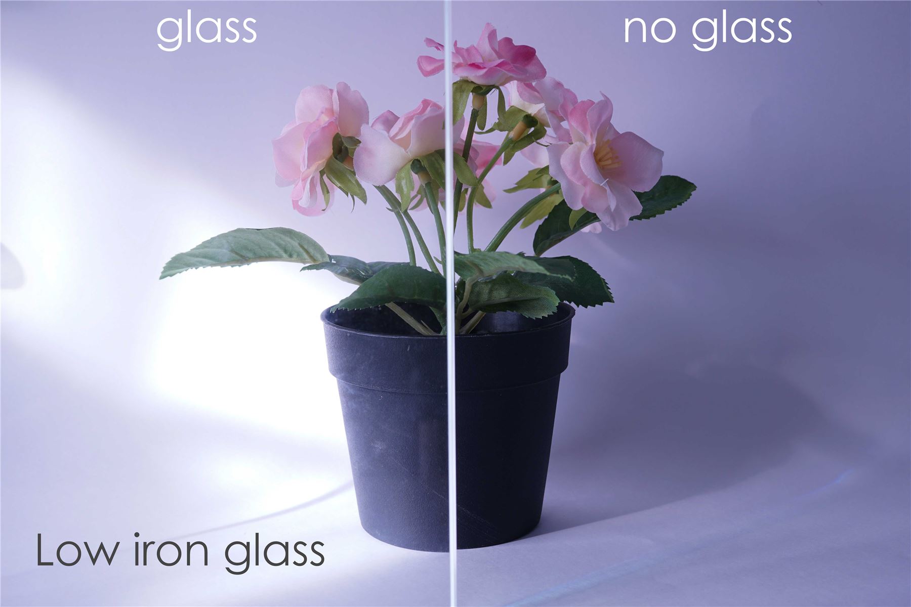 Glass Kaca Kuat Bespoke - Potong Mengikut Saiz - Kaca Rendah-Ion 4mm, Digilap