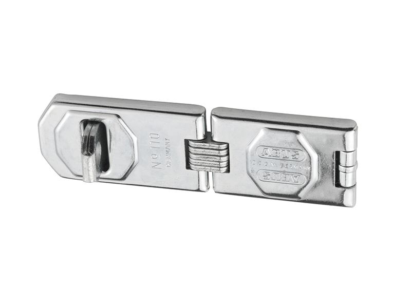 ABUS 110/155 Hinged Hasp & Staple, Steel, 155mm