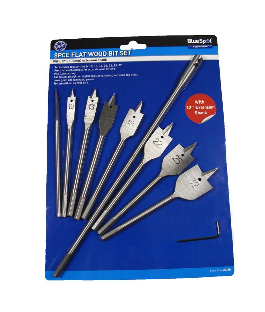 Blue Spot Tools - Σετ 10 Γερμανικών Δραστικών για Ξύλο (6-32mm)