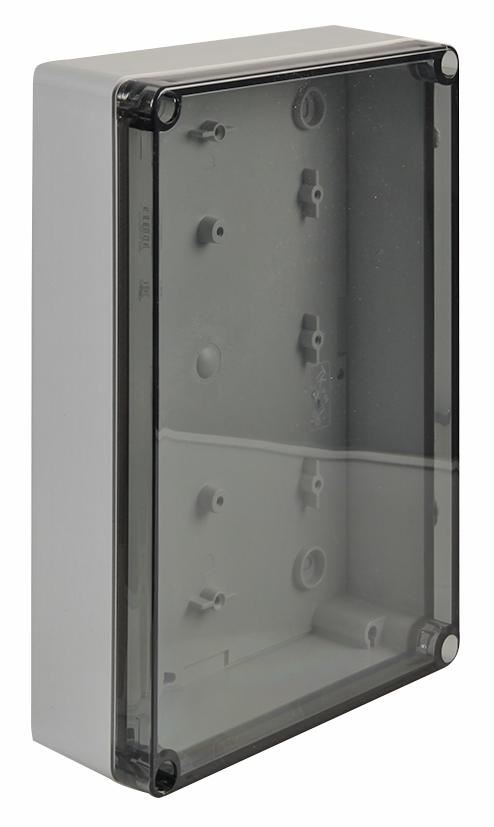 Spelsberg IP66 Clúdán Polacarbónáite, 254x180x63mm, Liath