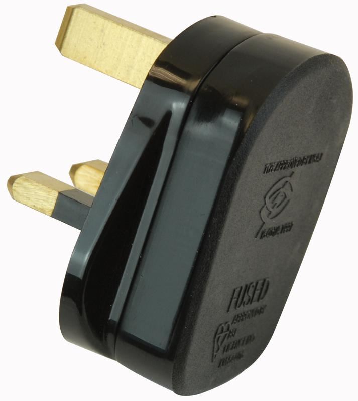 Pro Elec Prise Murale UK 13A avec Système Quickfit, Noir