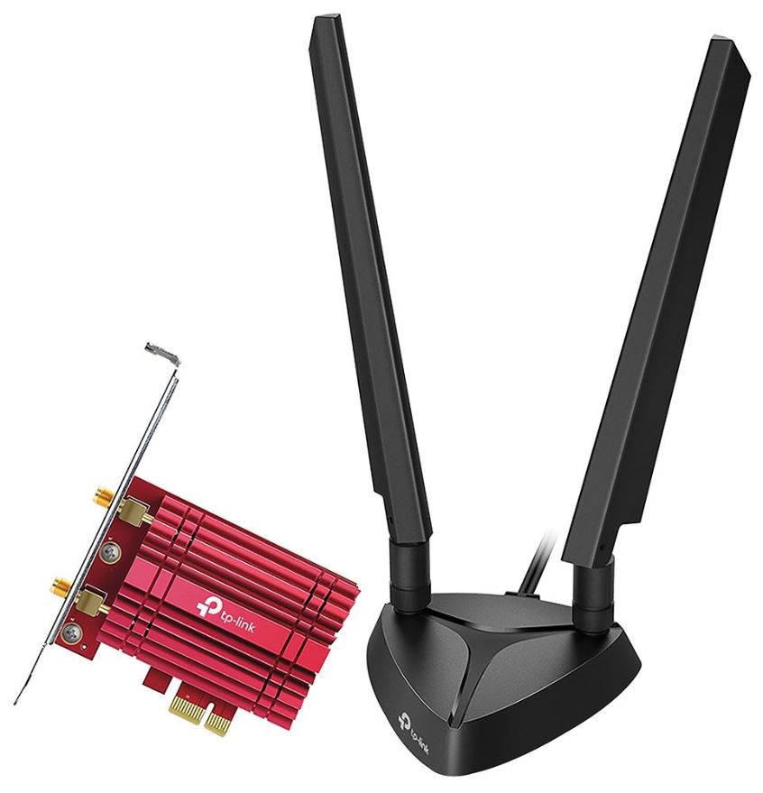 TP-Link AXE5400 Tri-Band WiFi 6E PCIe Adaptor with Bluetooth 5.2
