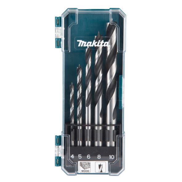 Makita Houtboorbitset D-72861, 5-delig (4-10mm)