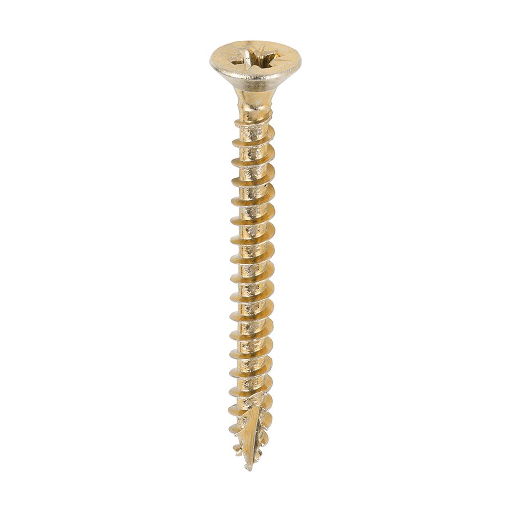 Timco - Skru Serbaguna Klasik - PZ - Double Countersunk - Kuning (Saiz 4.0 x 40