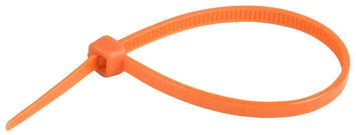 CONCORDIA TECHNOLOGIES רצועות ניילון לניהול כבלים בצבע כתום, 150 מ״מ x 3.6 מ״מ,