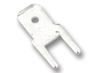 AMP TE Connectivity 0-0726388-2 ストレートタブ 錫メッキ黄銅製 4.75mm x 0.51mm