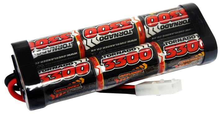 OVERLANDER - Pakej Bateri RC NiMH Sub C Premium Sport 7.2V 3300mAh