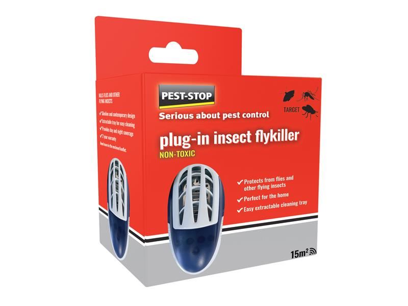 Pest-Stop - Répulsif Électrique à Insectes et Mouches, Non Toxique, Couverture 