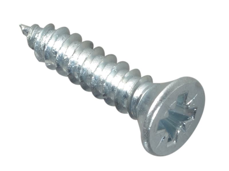 ForgeFix Selbstschneidende Schrauben Pozi kompatibel, Linsenkopf, verzinkt, 3/4
