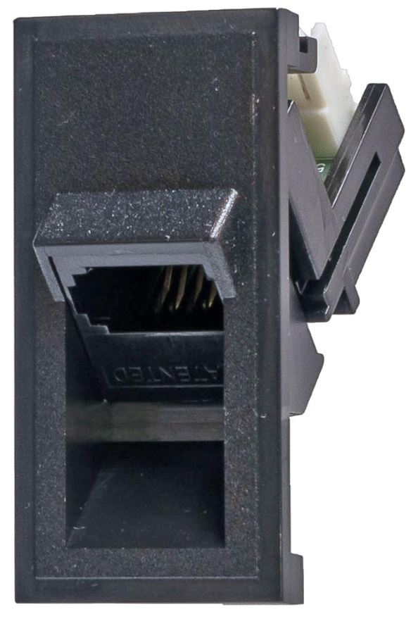 TUK Módulo Telefónico PSTN Estilo Europeo, Negro, 50x25 mm