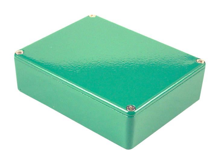 Hammond IP54 Groene Stompbox Aluminium Behuizing - 119x94x34mm