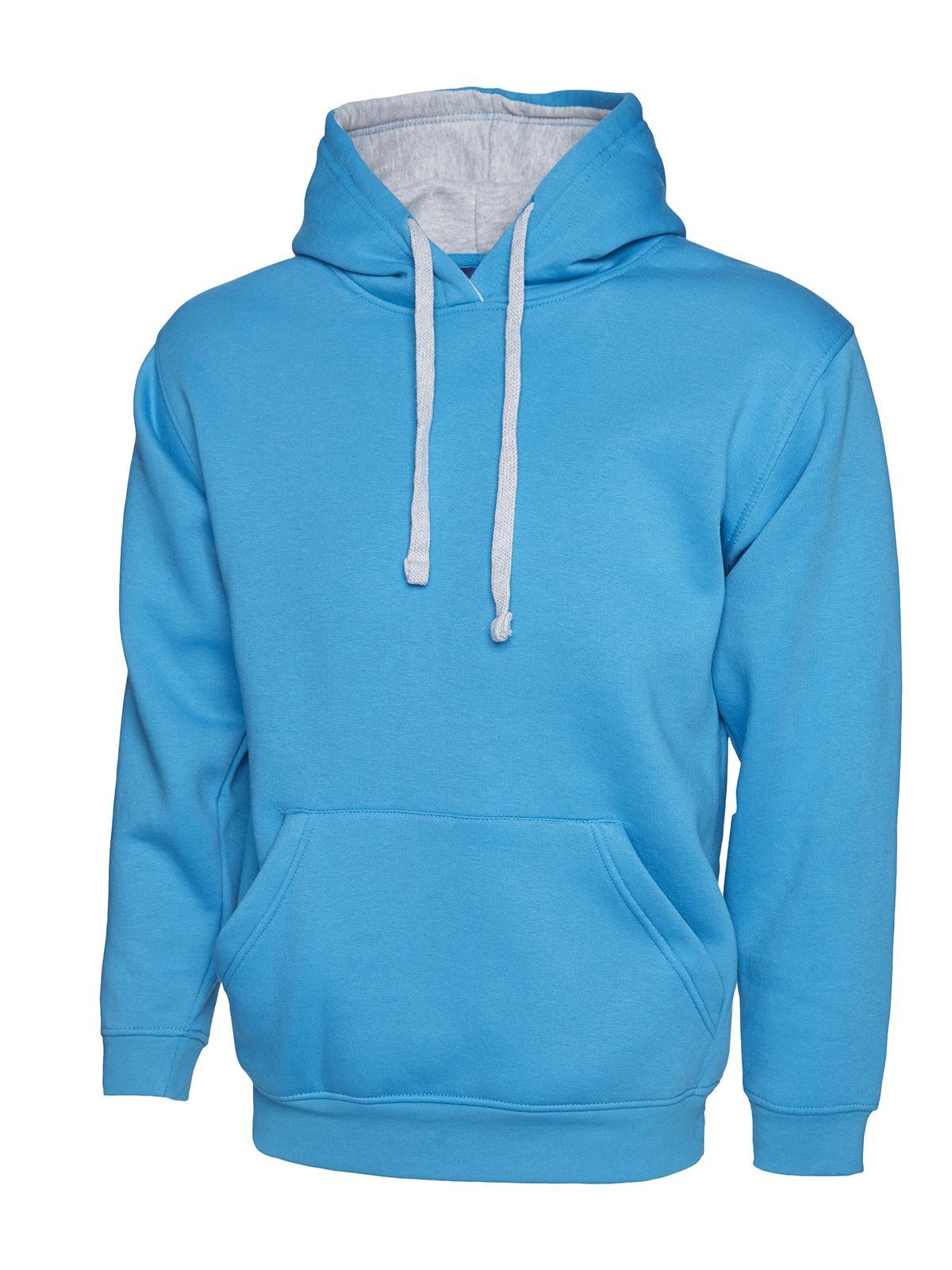 Uneek Clothing - Ανδρόγαμο Φούτερ με Κουκούλα, 50% Πολυέστερ/Βαμβάκι - Μέγεθος 