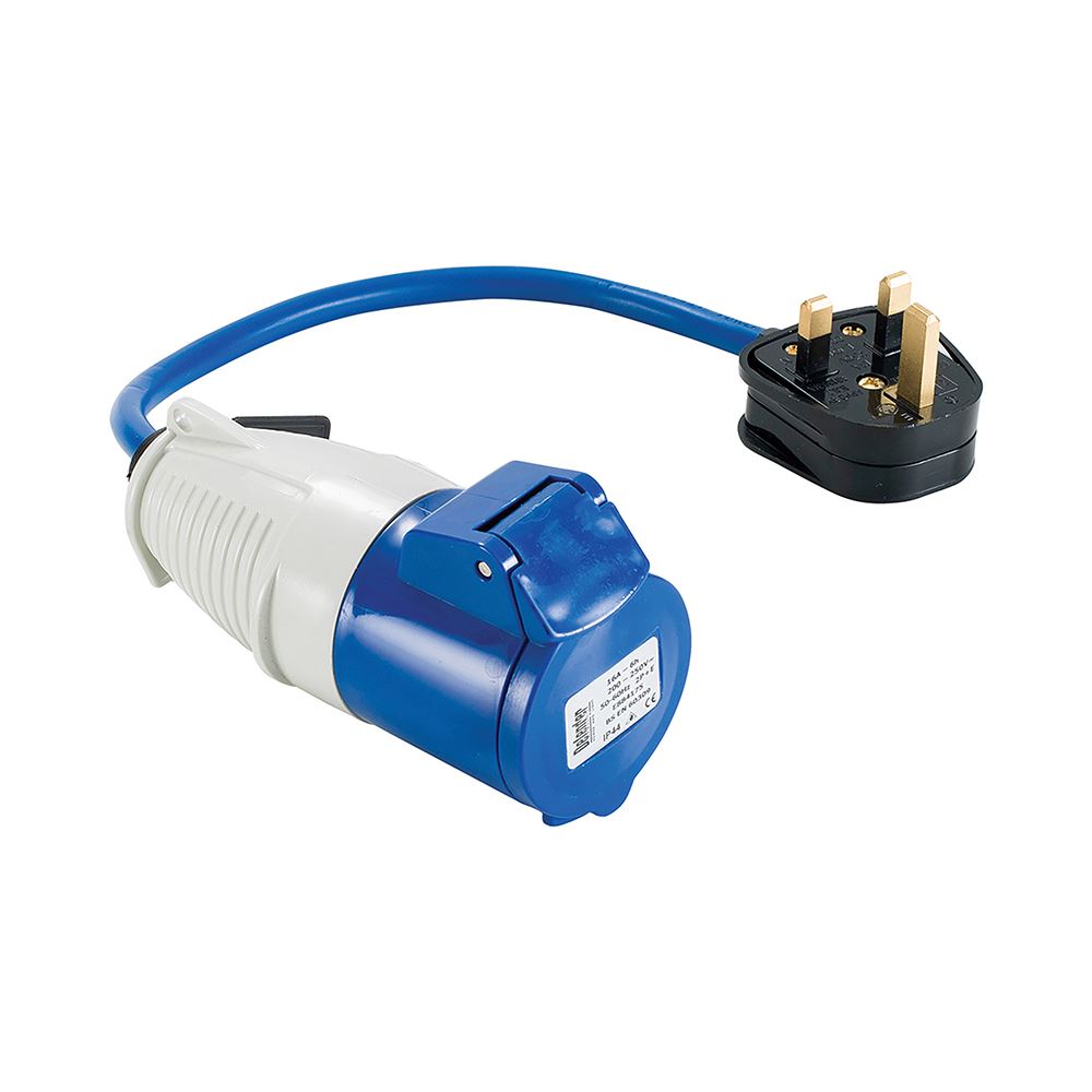 Defender 13A to 16A Fly Lead Converter, 230V