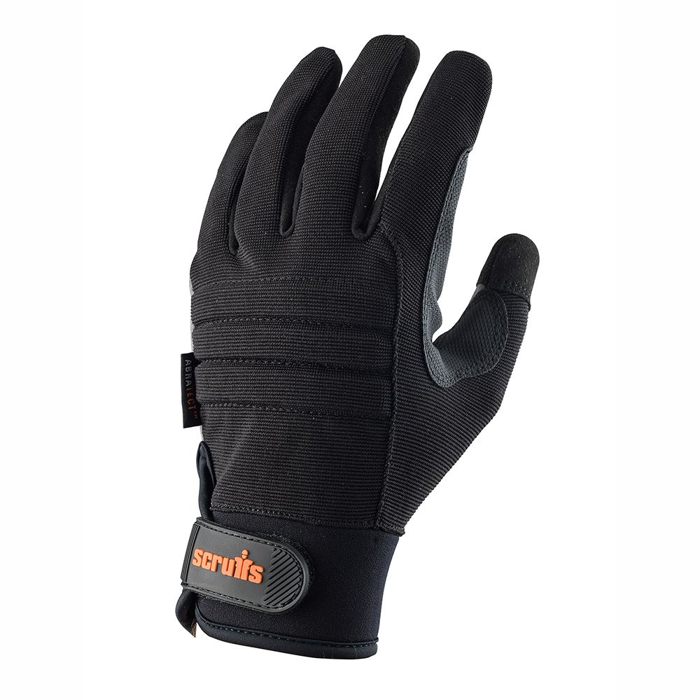 Scruffs Trade Work Gloves, Black, Size L/9