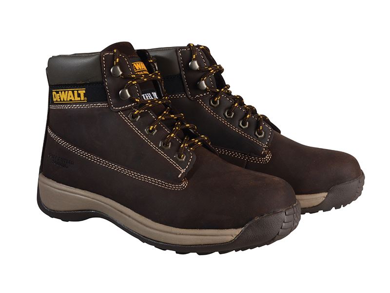 DEWALT Apprentice Hiker Stivali da Lavoro in Nubuck Marrone Taglia UK 9