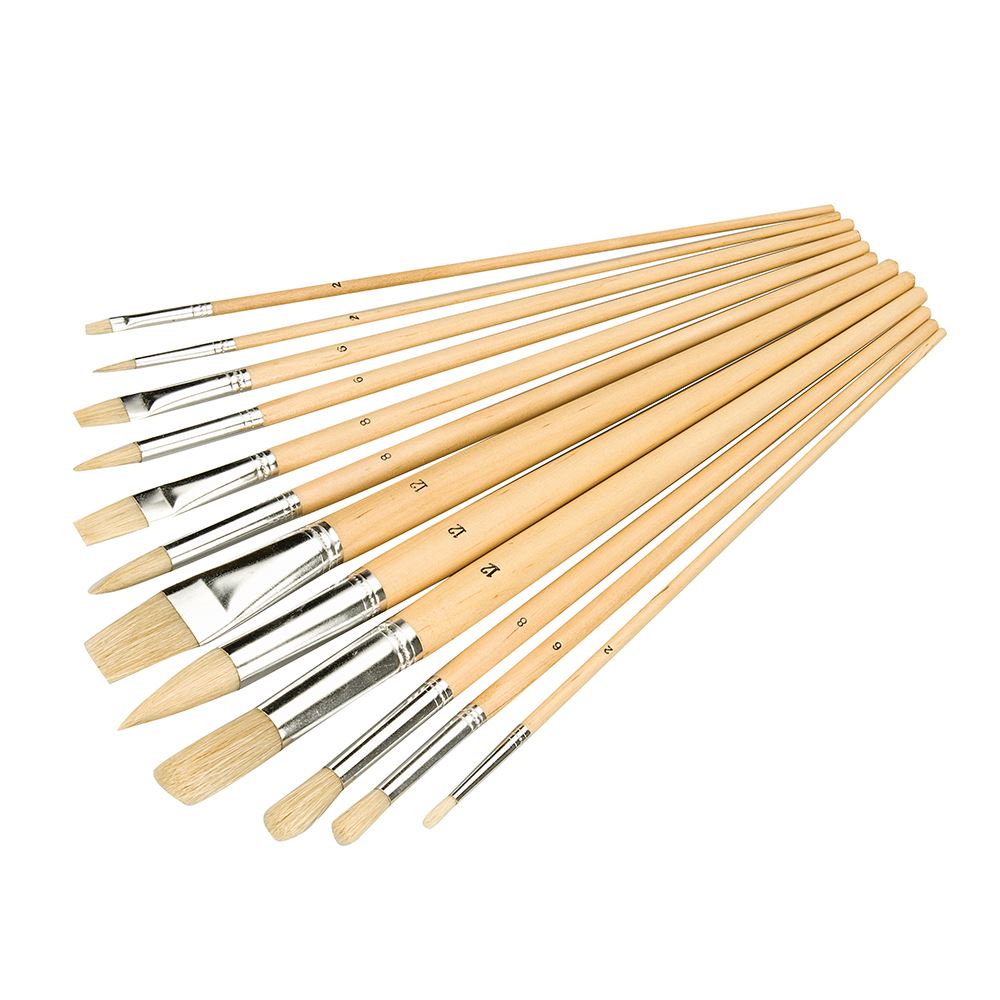 Silverline - Set Berus Cat Artis 12 Keping - Hujung Bercampur