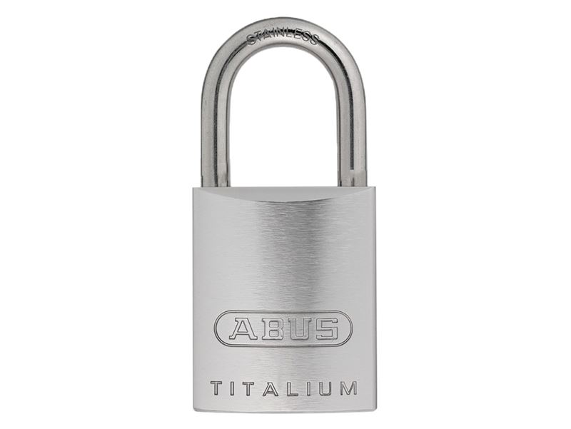 ABUS Lucchetto 86TIIB 45mm TITALIUM, Archetto in Acciaio Inossidabile
