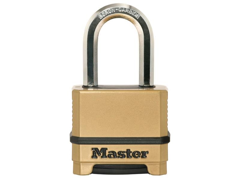 Master Lock Excell™ 4桁ダイヤル式南京錠 50mm亜鉛合金ボディ 38mmシャックル