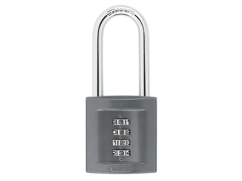 ABUS 158/50HB50 4-Digit Combination Padlock, 50mm, Long Shackle