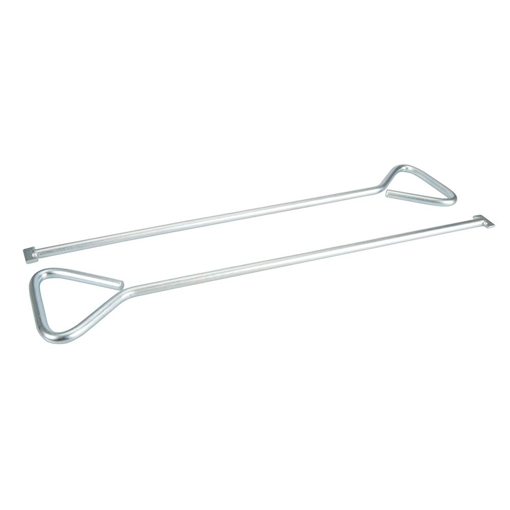 Silverline Manhole Cover Keys, T-End, 2-Pack, 620mm