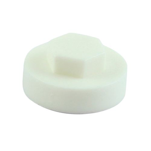 Timco 헥스 헤드 커버 캡 순백색 19mm 1000개