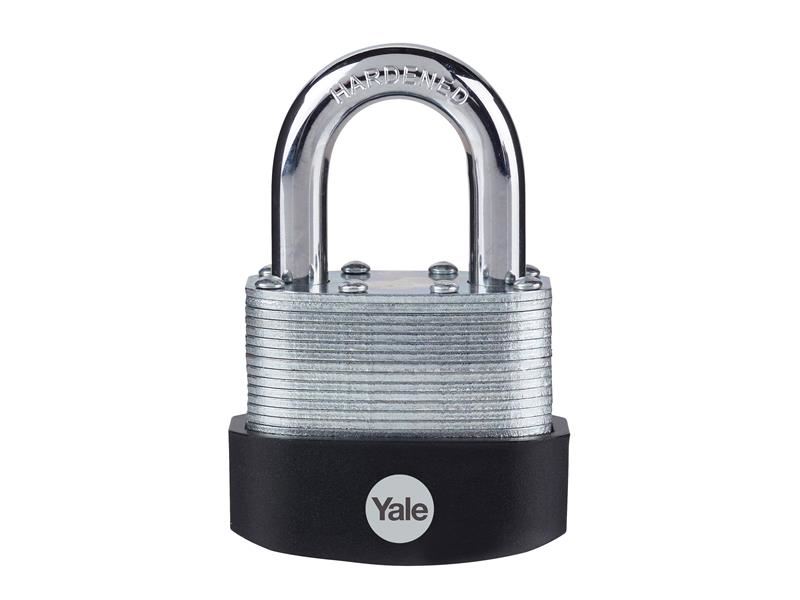 Yale High Security Steel Padlock 60mm Laminated