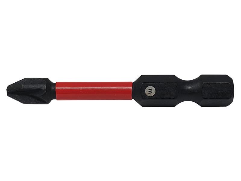 ForgeFix ForgeFast Pozidriv PZ3 Impact Bit, 50mm, Card of 2