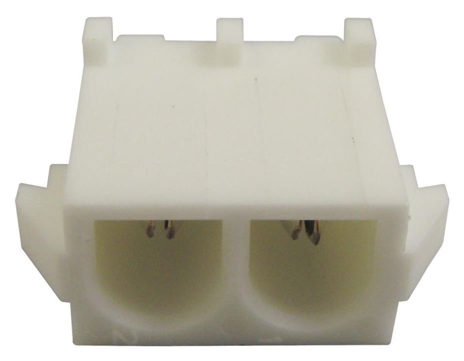 AMP TE Connectivity - Ceannteideal Bioráin Dhá Bhealach 350786-1, Tuairt 6.35mm