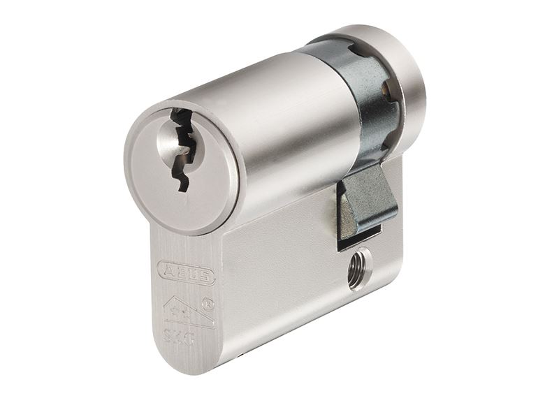 ABUS E60NP Euro Half Cylinder, Nickel Pearl, 10mm x 50mm