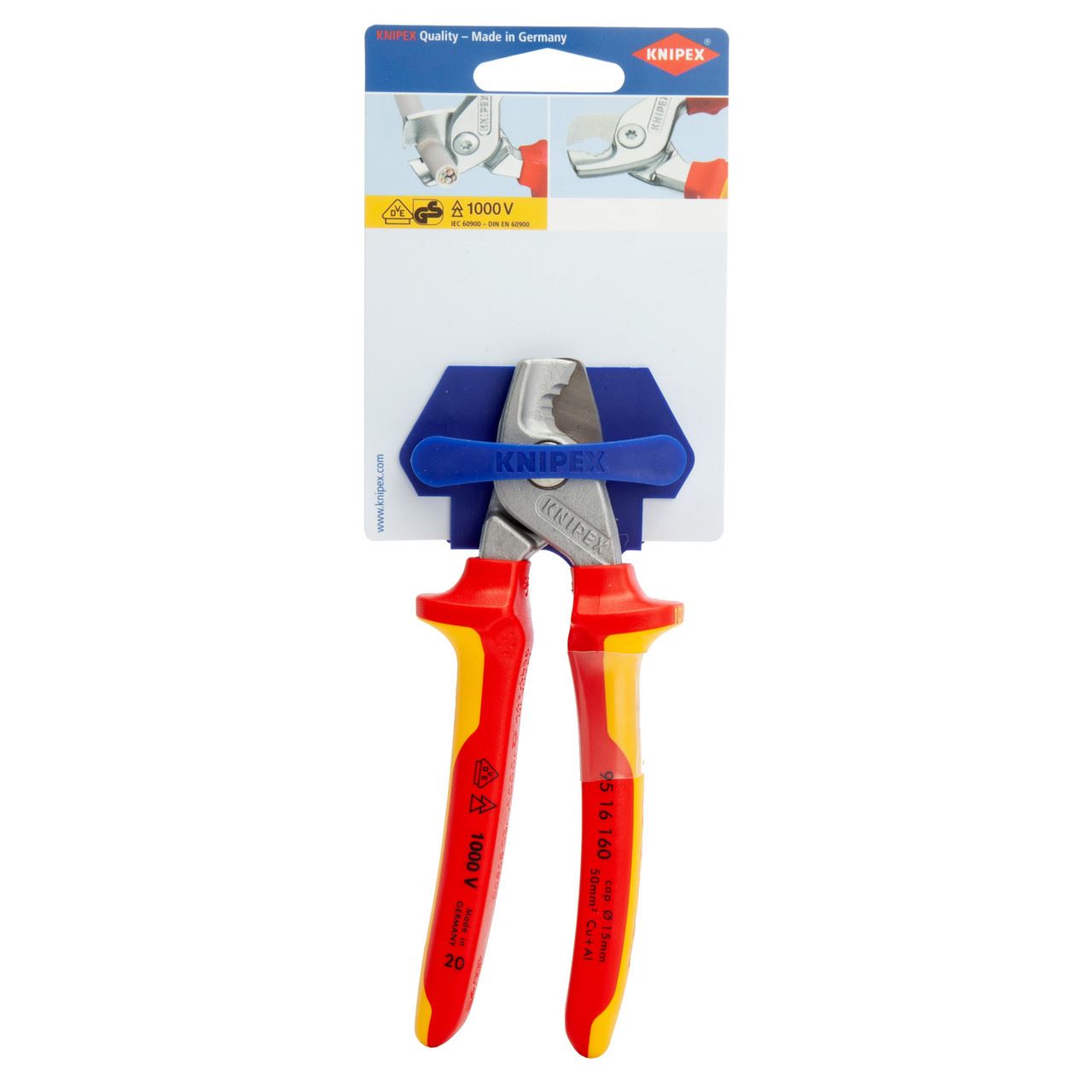 Knipex StepCut Kleště na kabely 160mm VDE 1000V